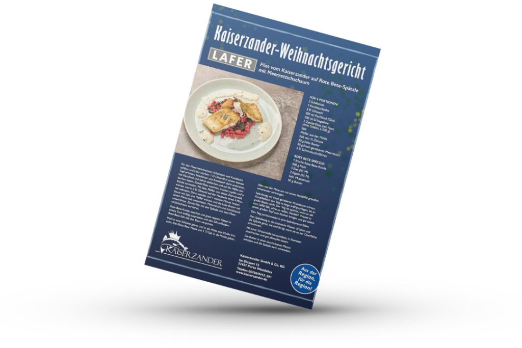 Rezept Kaiserzander-Weihnachtsgericht